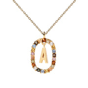 P D Paola Femmes Collier Plaqué or 14 carats CO01-281-U