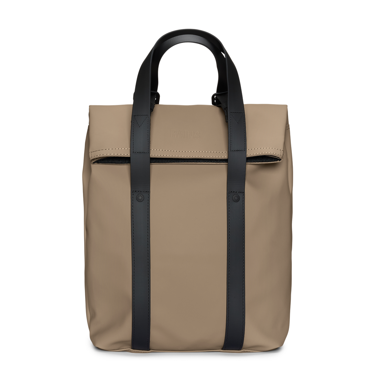 Rains Beige 2 Way Tote Backpack Mini R12780-133