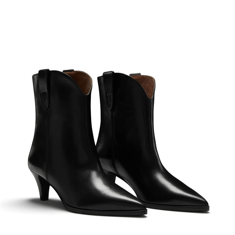 Isabel Bernard Bottes Louane en cuir de veau noir IB53009-001-37-zoom-