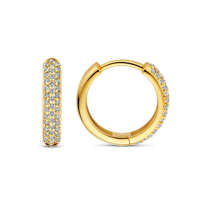 Isabel Bernard De la Paix  Creoles Or 14 carats IBD360030-zoom-