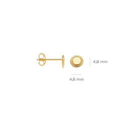 Blush 14 karat gold Ear Stud 7350YGO
