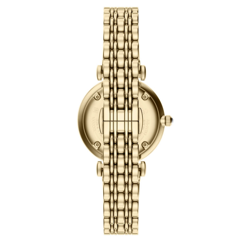 Emporio Armani Round Gold Dial Watch AR11766-zoom-