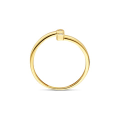 Beloro Jewels Monte Napoleone Stella 9 karat gold ring with zirconia BO330035-48