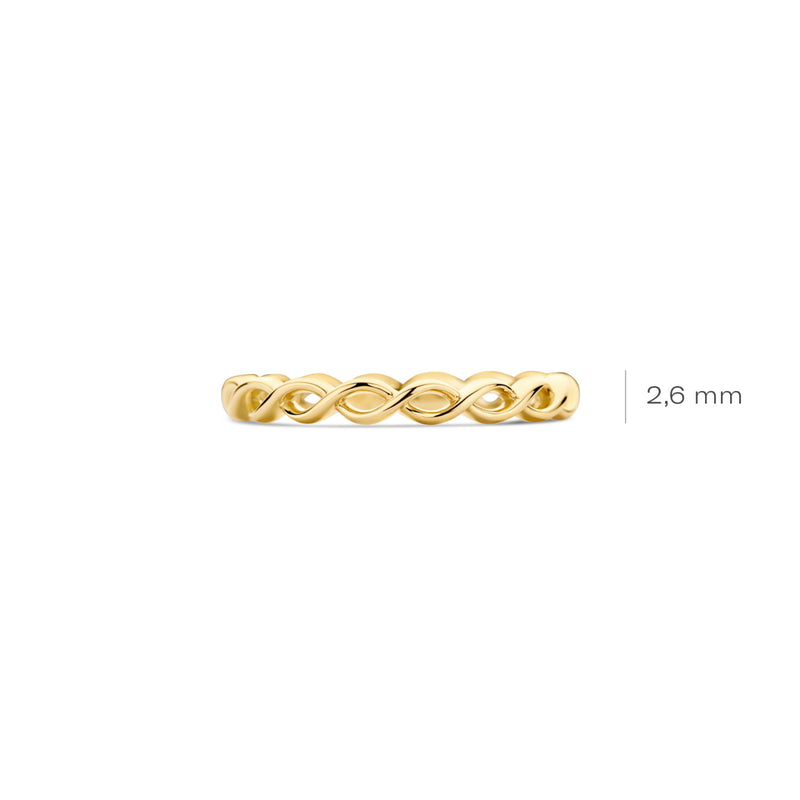 Blush Bague Or 14 carats 1245YGO/58-zoom-