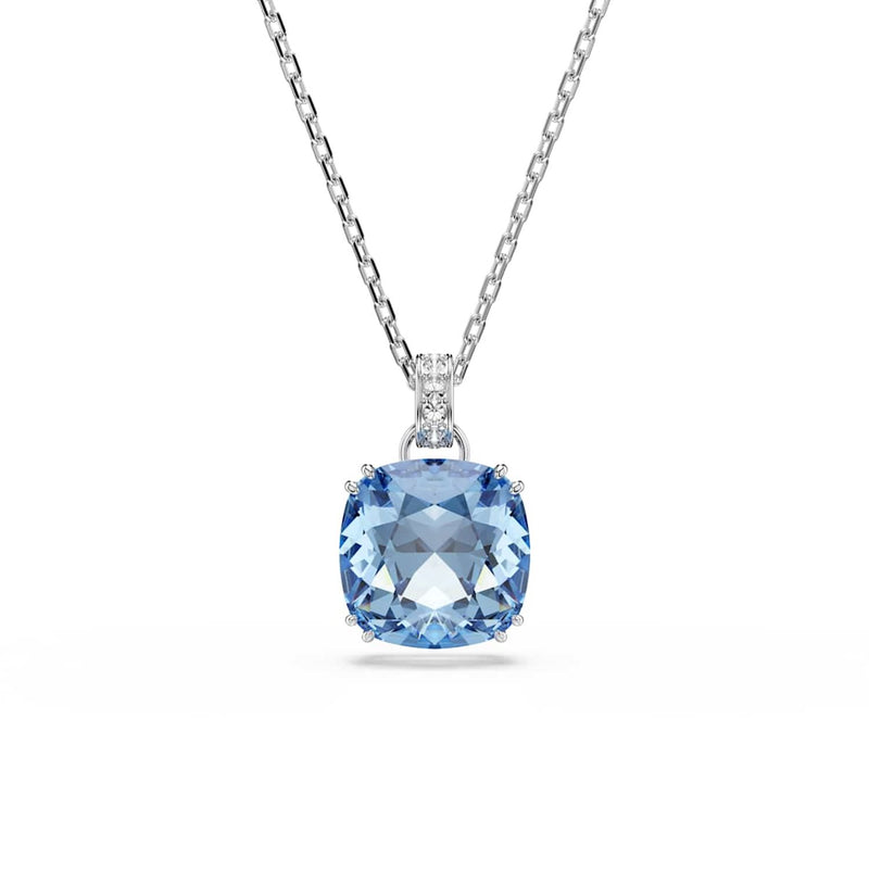 Swarovski Collier Millenia argenté avec pendentif bleu 5760057-zoom-