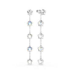 Swarovski Chroma Stars Silver-Tone Earrings 5754184
