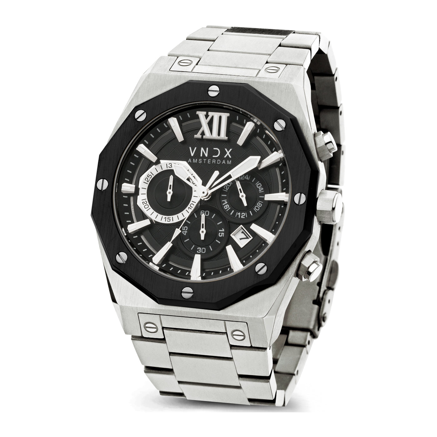 VNDX Wise Man Steel Chronograph Men's Watch MS11885-01