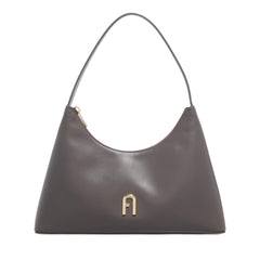 Furla Diamante Grey Leather Shoulder bag 2001-A0629202