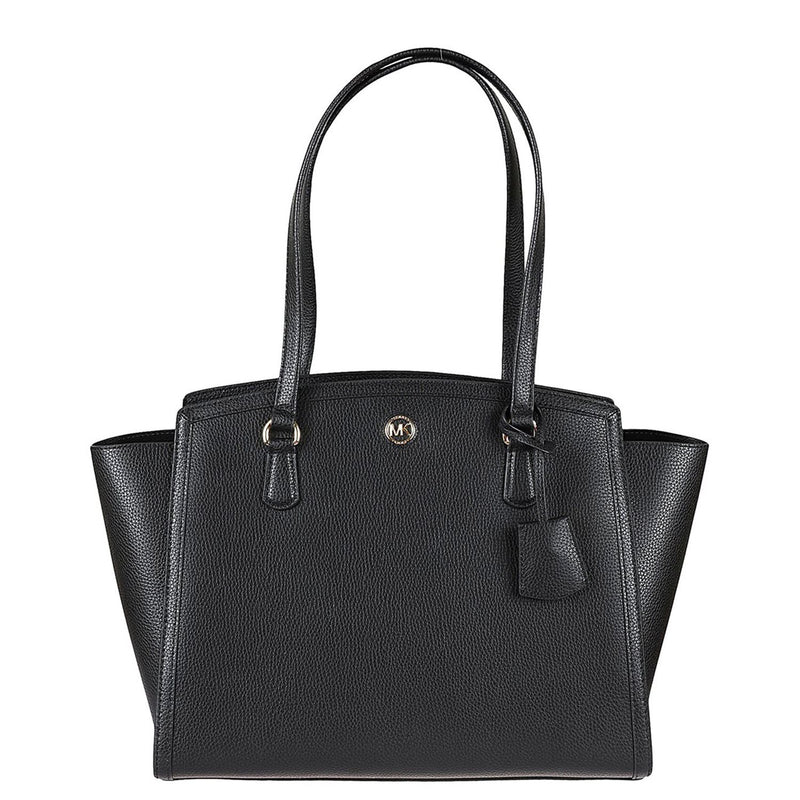 Michael Kors Chantal Shopper en Cuir Noir 30F2G7CT3T-0-zoom-
