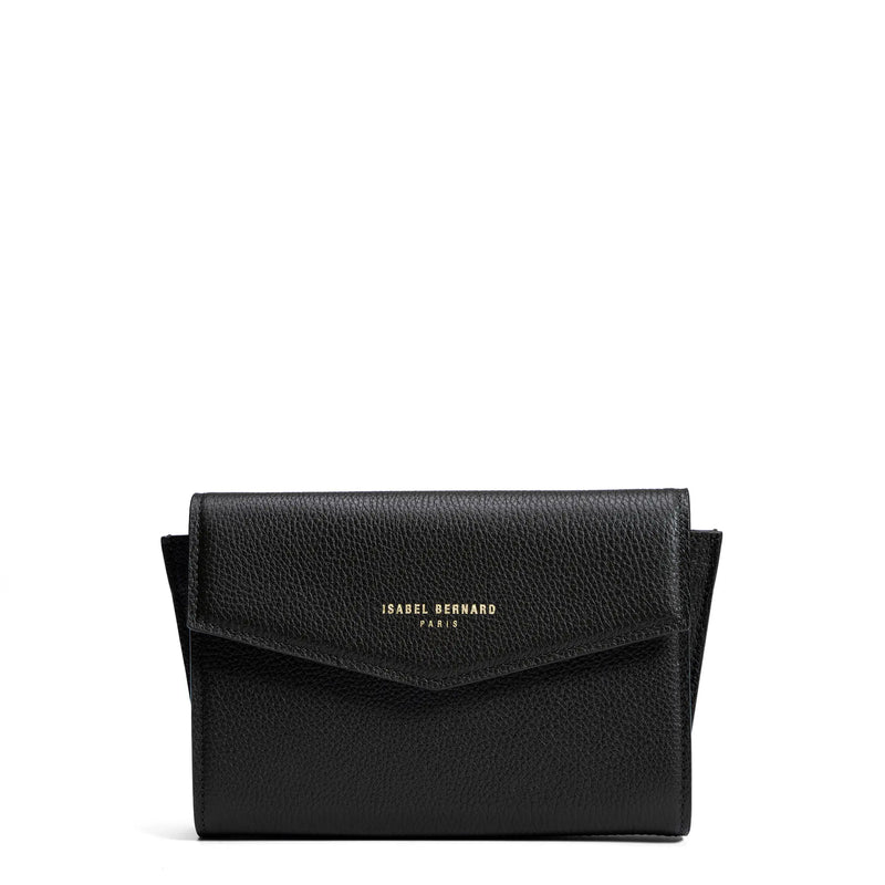 Isabel Bernard Honoré Lina Pochette Noire Avec Chaîne D’Épaule Amovible IB21135-001-zoom-