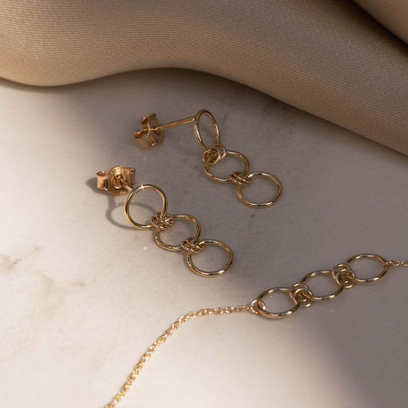 Isabel Bernard Belleville Femmes Boucles d'oreilles Or 14 carats IB360066-zoom-
