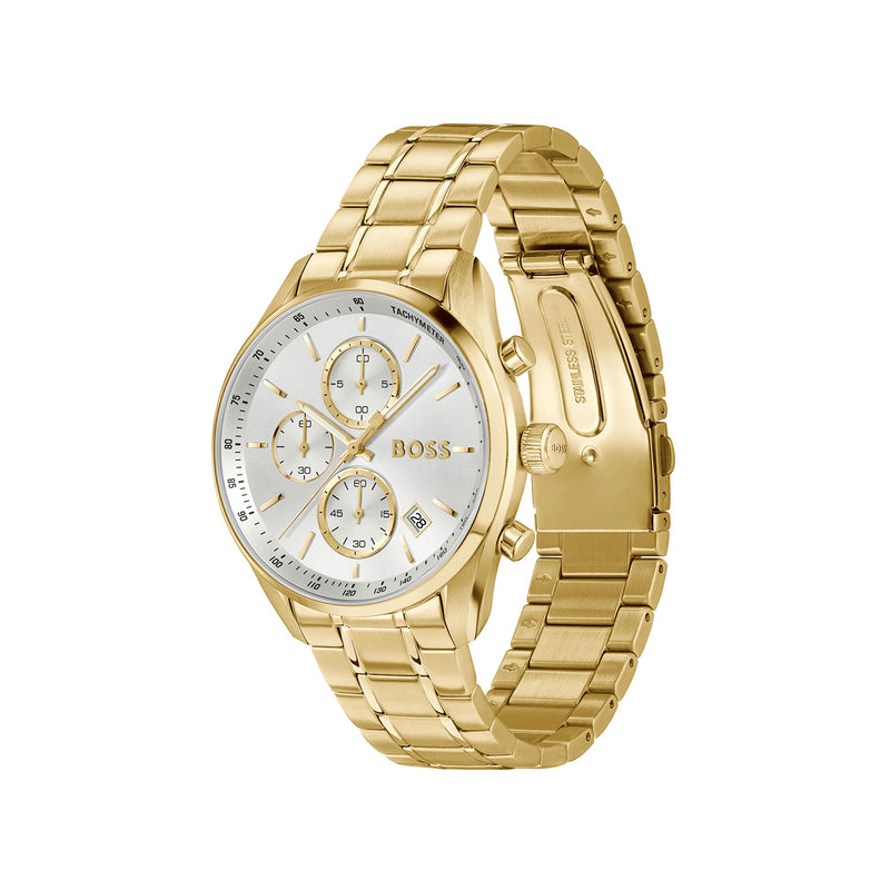 Hugo Boss Grand Prix 40 Montre Homme En Or HB1514261-zoom-