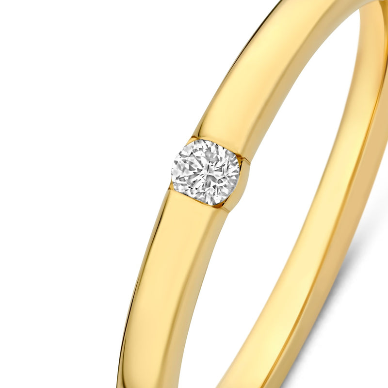 Isabel Bernard De la Paix Bague De la Paix Mia en or 14 carats avec diamant 0,05 carat IBD330046-56-zoom-