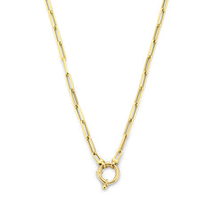 Isabel Bernard Cadeau d'Isabel 14 karat gold link necklace and link bracelet gift set IB90184