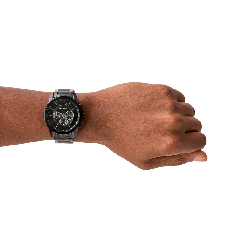 Armani Exchange Montre Chronographe Noire Pour Homme AX1722-zoom-