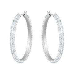 Swarovski Silver Hoop Earrings 5389432