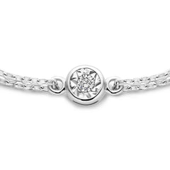Isabel Bernard De La Paix Inaya 14 Carat Whitegold Bracelet | diamond 0.02 ct | IBD320010