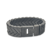 Josh Black Alloy Bracelet 03558VB/NCLR/MED