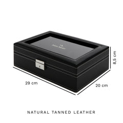 Mats Meier Mont Fort Black Watchbox voor 8 Watchs