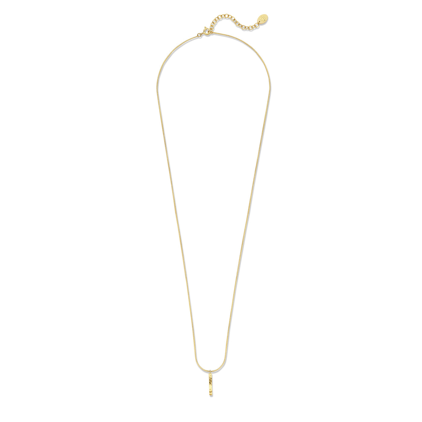 Violet Hamden Sisterhood Moonscape 925 Sterling Silver Gold-coloured Necklace VH14033 (Length: 55.00 cm)