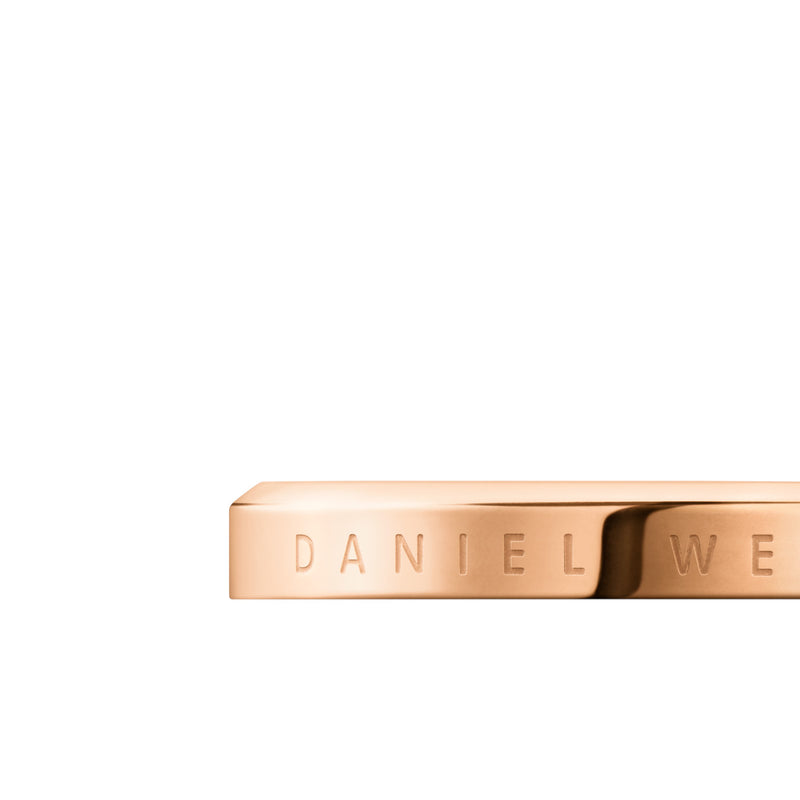 Daniel Wellington Classic Unisexe Bague Or rose DW00400015-zoom-