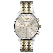 Emporio Armani Round Grey Dial Watch AR11773