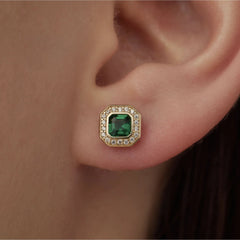 Beloro Jewels Monte Napoleone Sofia 9 carat gold Ear Studs BO360047