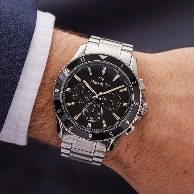 Mats Meier Ponte Dei Salti Hommes Montre Argent MM00501-zoom-