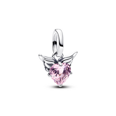 Pandora ME 925 Sterling Silver Heart With Wings Mini Pendant Charm 793626C02