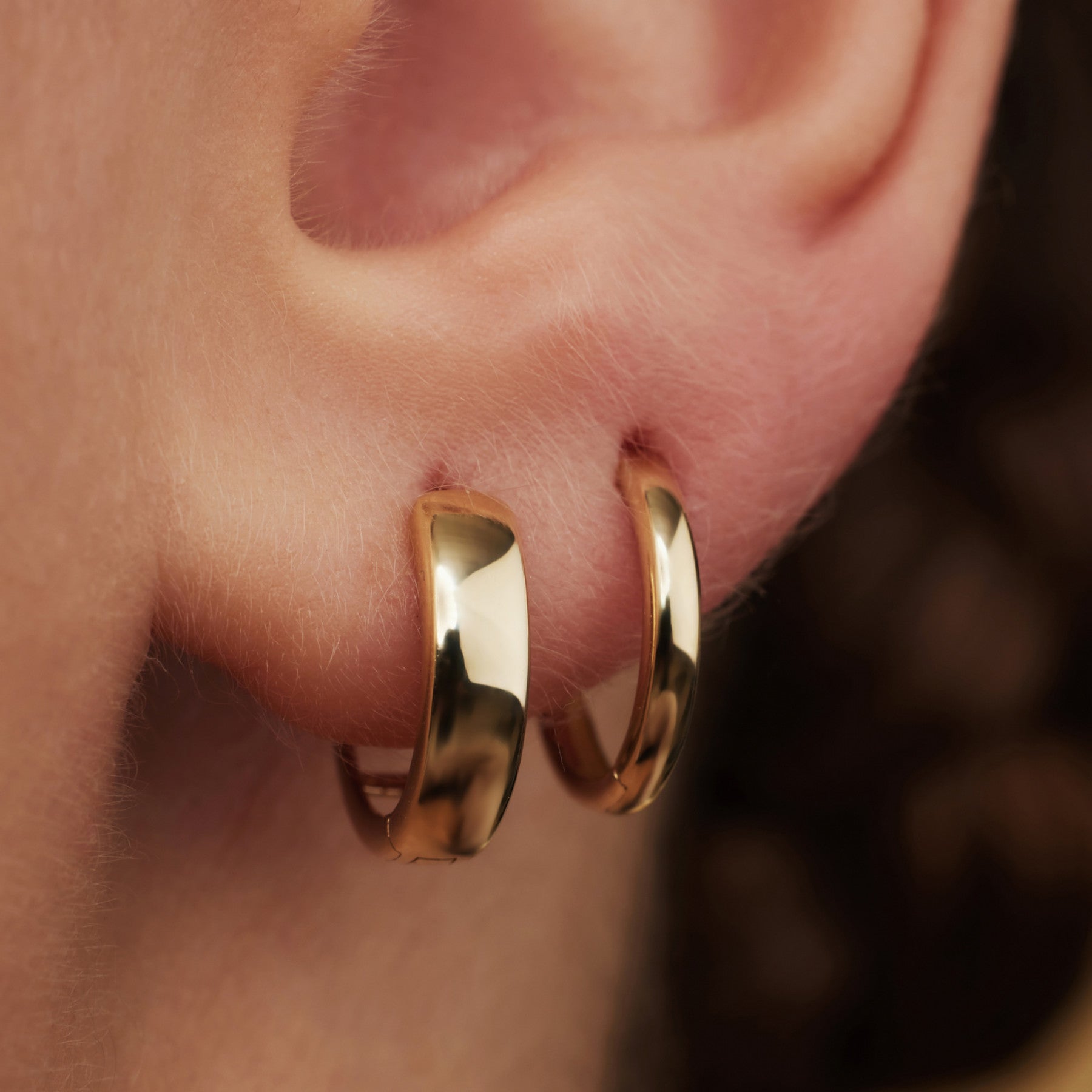 Isabel Bernard Cadeau d'Isabel 14 Carat Golden Earrings Set IB90147