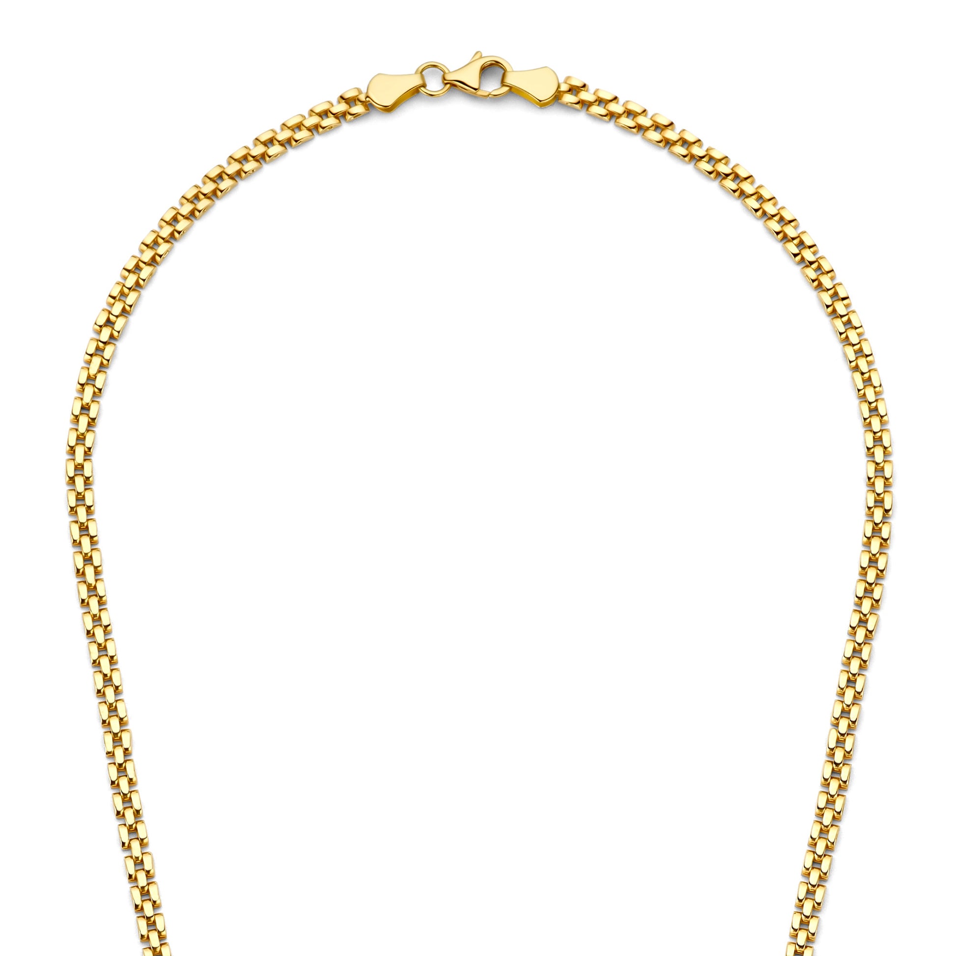 Isabel Bernard Aidee Rosine 14 Carat Golden Schakel Necklace IB340164