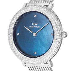 Daniel Wellington Crystalline Bezel Arctic Blu Mop Women's Watch DW00100825