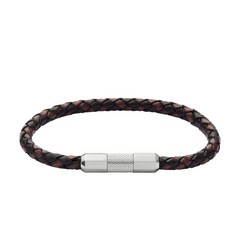 Fossil Knox Brown Stainless Steel Bracelet JF04918040