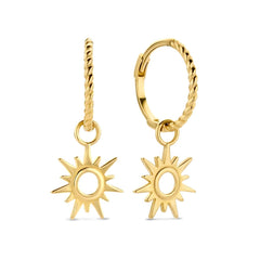 Jackie Gold 14 karat gold Hoop Earrings JKE21.103