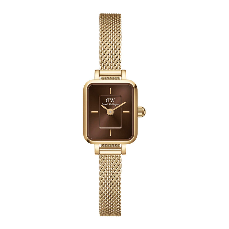 Daniel Wellington Quadro Femmes Montre Or DW00100654-zoom-