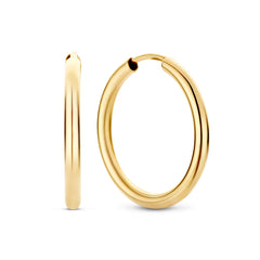 Beloro Jewels La Rinascente Constanza 9 carat gold Hoop Earrings BO360050