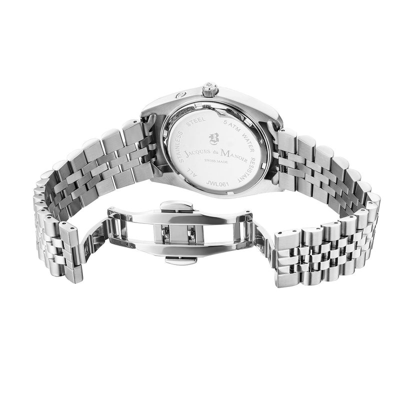 Jacques du Manoir Inspiration Multifunction Montre Unisexe en Acier Argenté JWN06101-zoom-