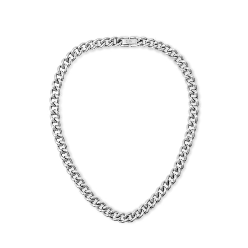 Daniel Wellington Chunky Chain Collier en argent à grosse chaîne DW00400852-zoom-