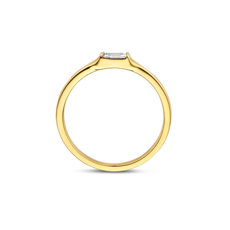 Isabel Bernard De la Paix Bague De la Paix Lucia en or 14 carats avec diamant 0,08 carat IBD330045-50-zoom-