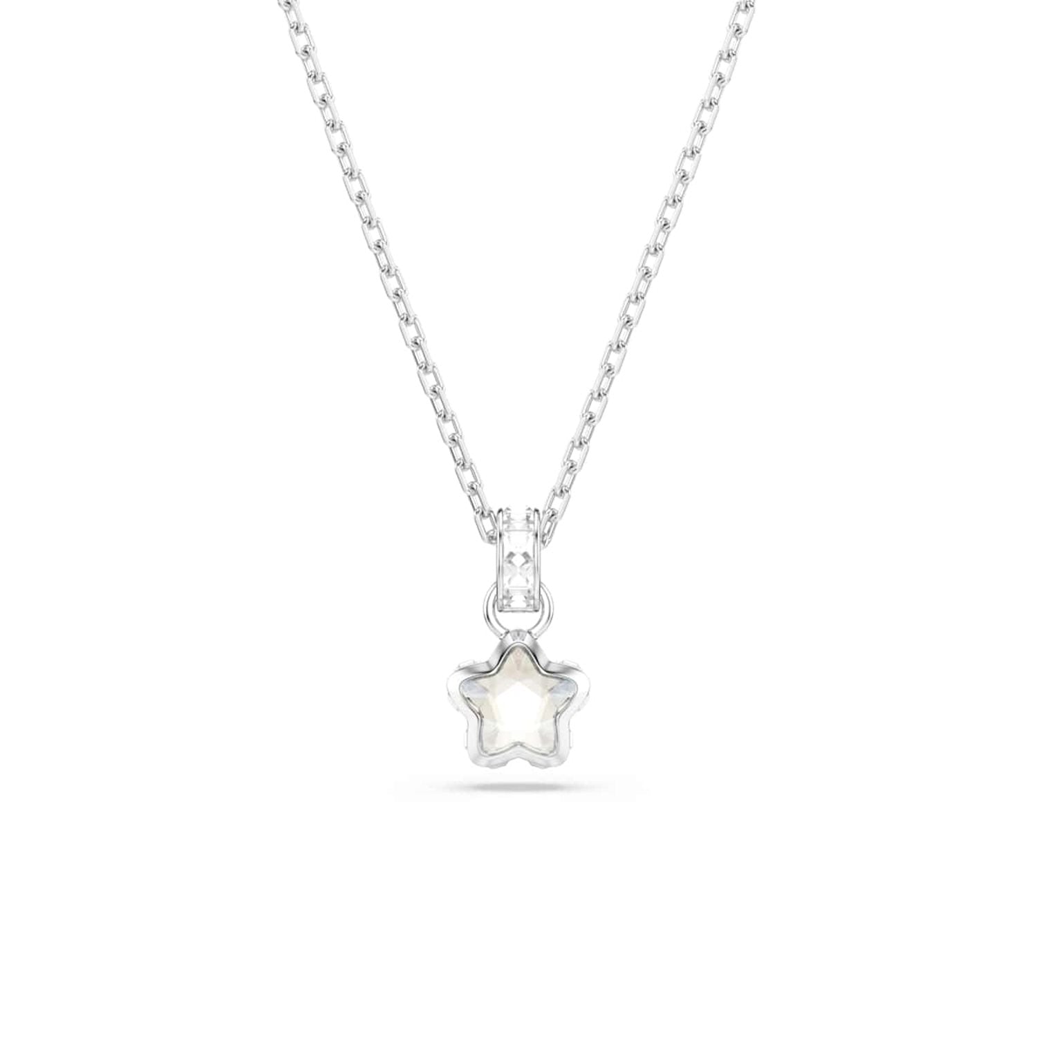 Swarovski Chroma Stars Silver-Tone Necklace 5759678