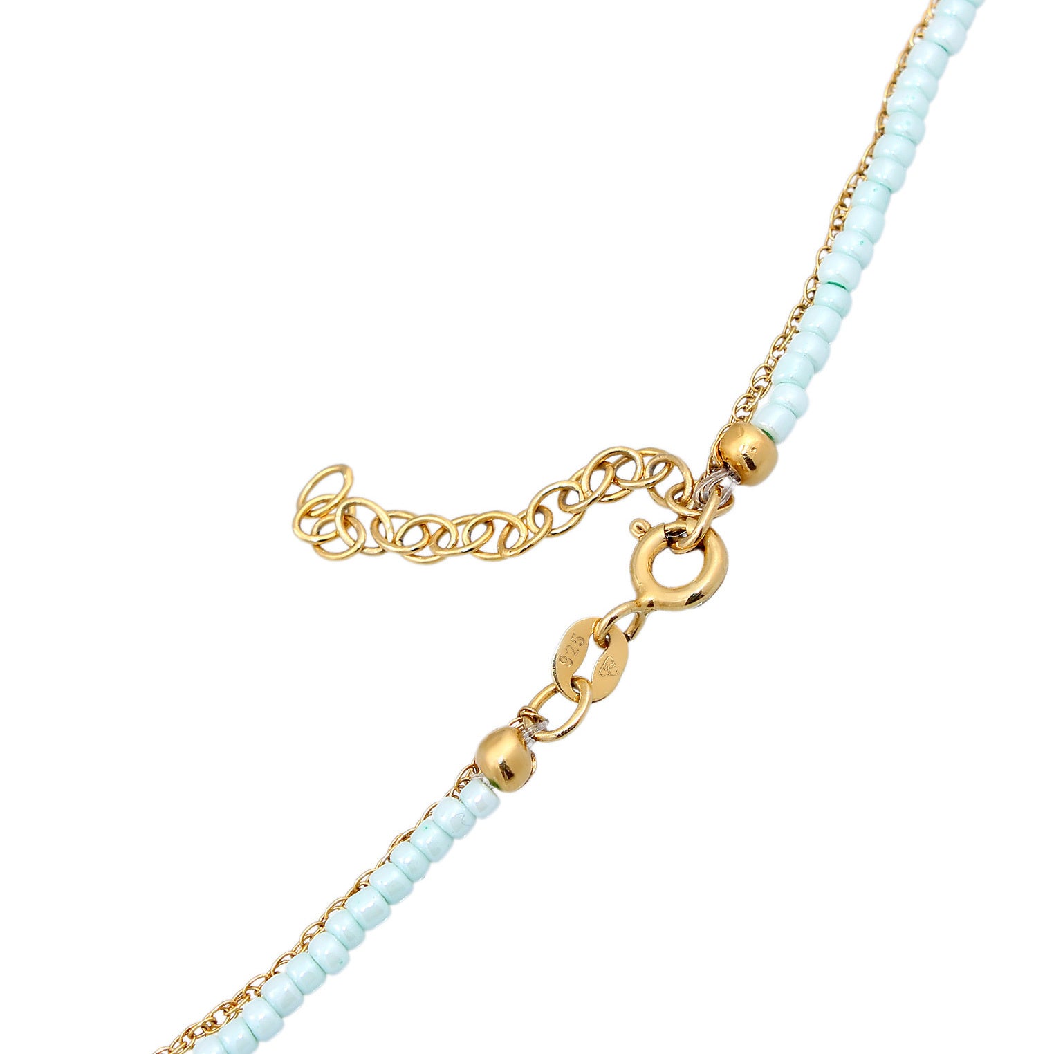 Elli 925 Sterling Silver Layered Choker Gold plated 2004-BF-0007906-001