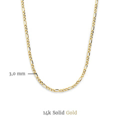 Isabel Bernard Cadeau d'Isabel 14 Carat Golden Necklace and Bracelet Giftset IB90094