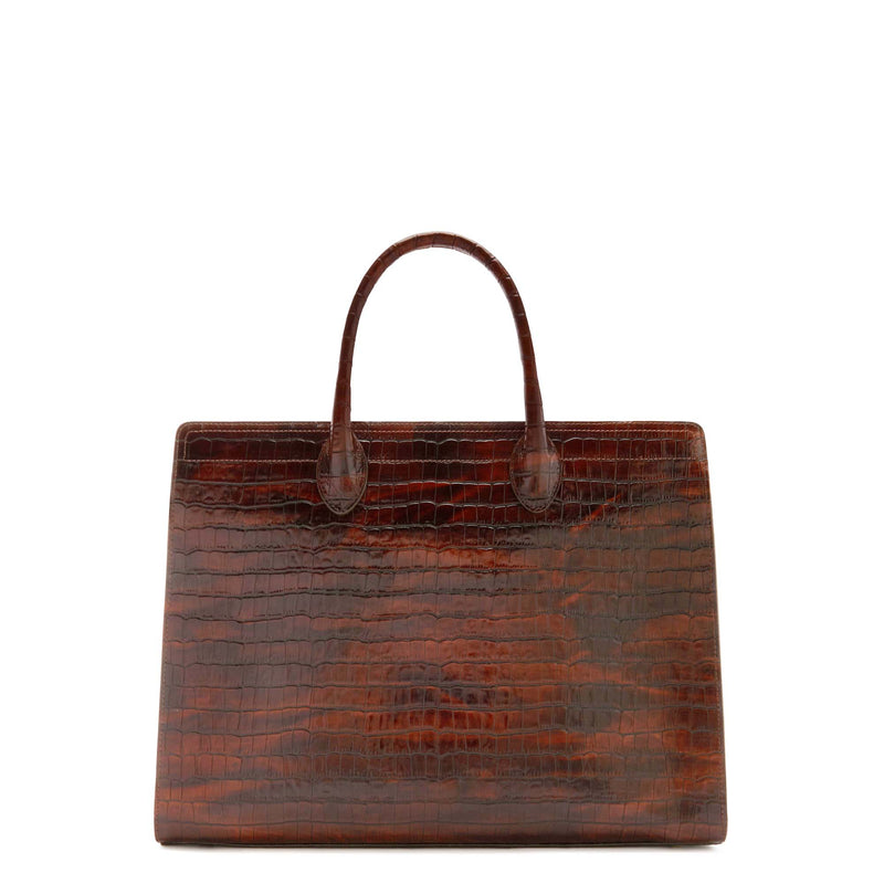 Isabel Bernard Honoré Sac à Main Marron IB25034-zoom-