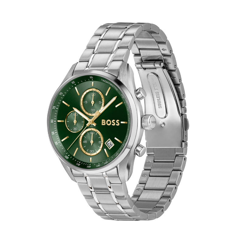 Hugo Boss Grand Prix 40 Montre Homme En Argent HB1514265-zoom-