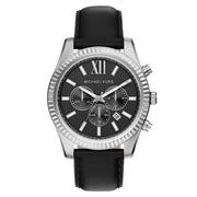 Michael Kors Lexington Round Black Dial Watch MK9256