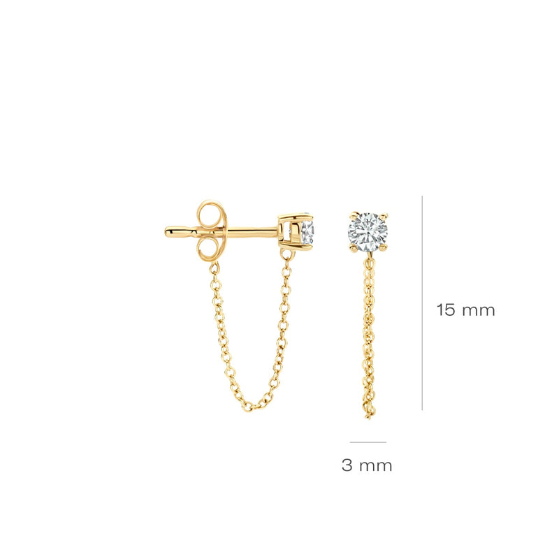 Blush Boucles d'oreilles Or 14 carats 7345YZI-zoom-