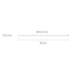 Blush 14 karat gold Bracelet 2253YPW