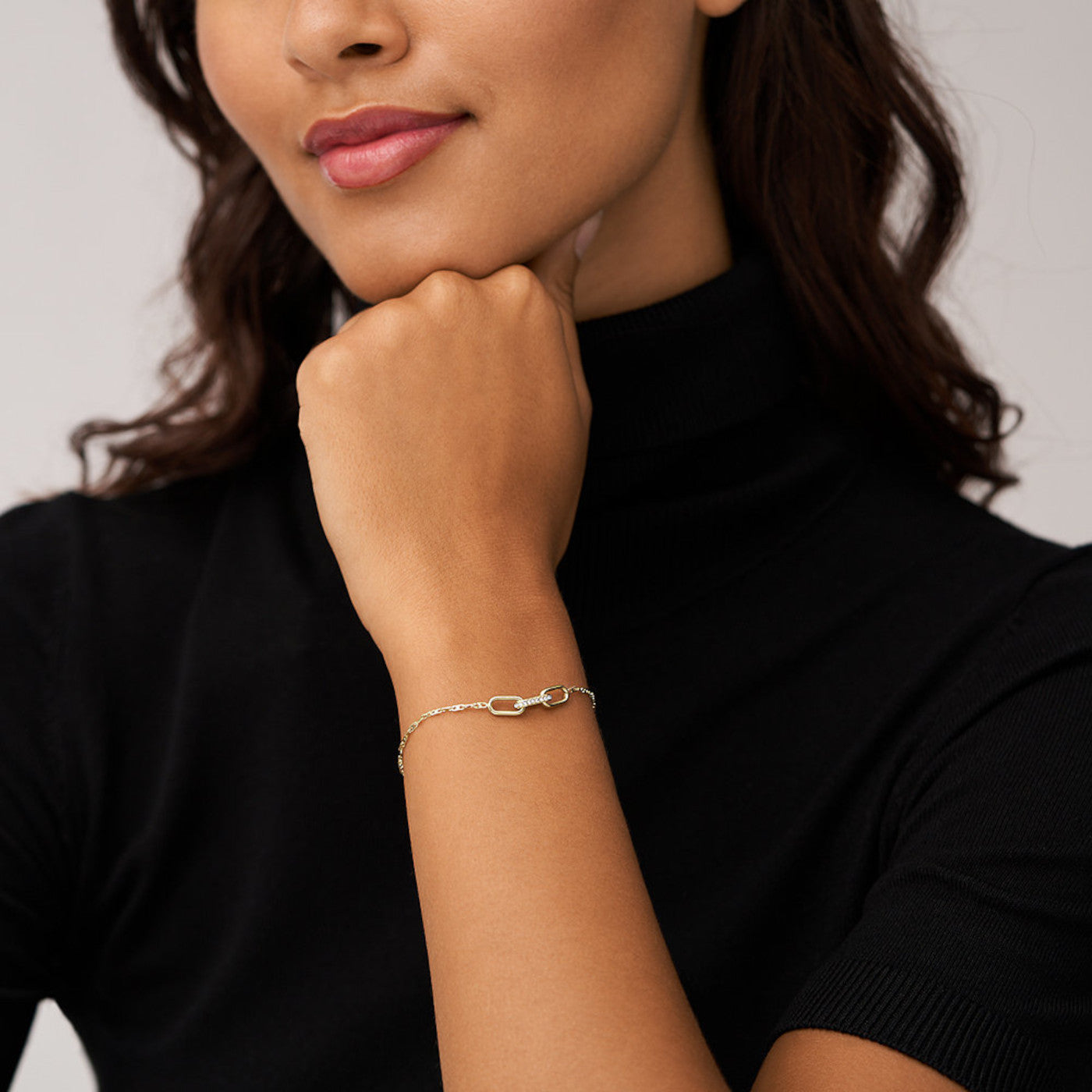 Fossil Heritage Gold Bracelet JF04525710