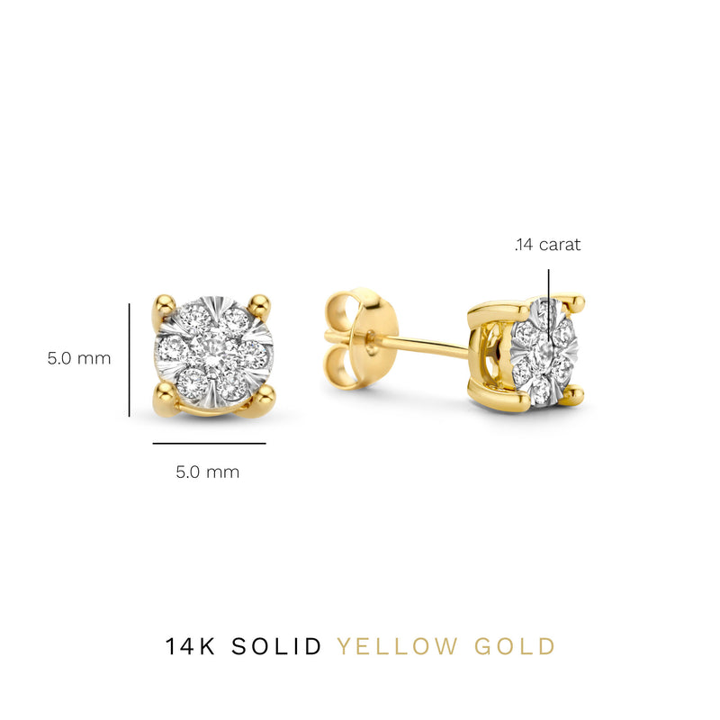 Isabel Bernard De la Paix Boucles d'oreilles Or 14 carats IBD360013-zoom-