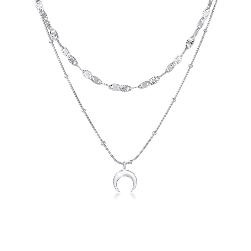 Elli 925 Sterling Silver Layered Link Chain Necklace 2004-BF-0008191-001-zoom-